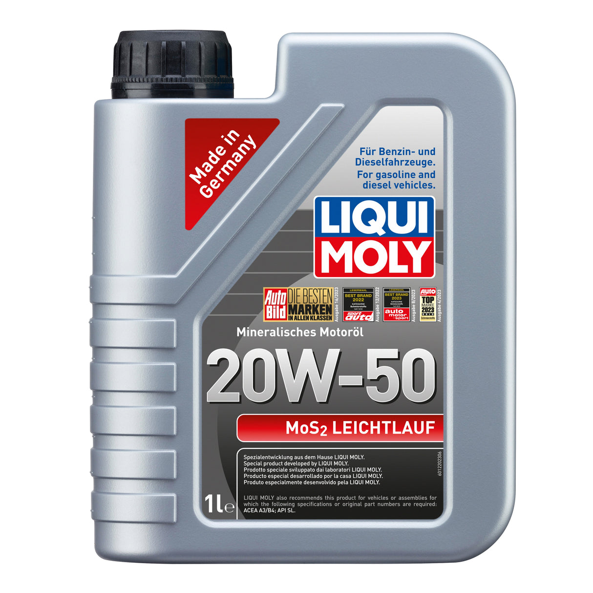 Liqui Moly MoS2 Leichtlauf 20W-50