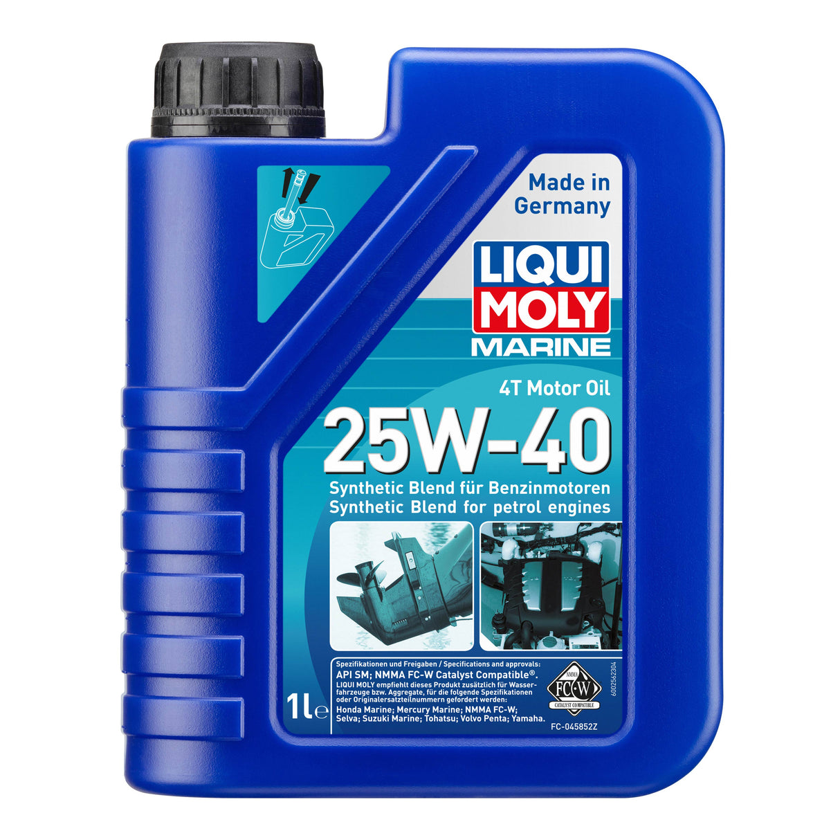 Liqui Moly Marine 4T Motor Oil 25W-40